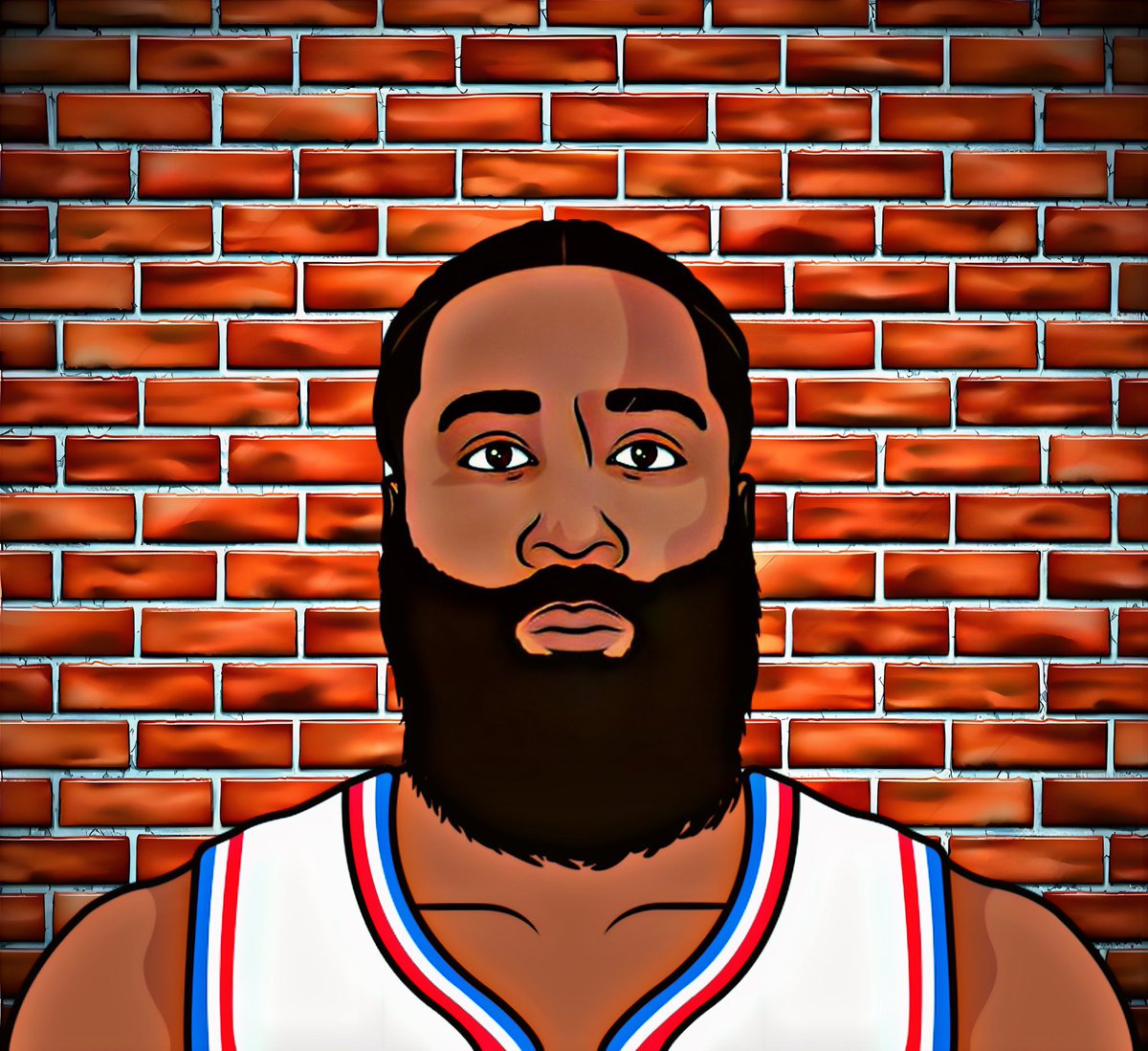BrickCenter_'s tweet photo. First Round Playoff All-Brick Team:

🧱 PG — James Harden 
🧱 SG — Jordan Poole
🧱 SF — Dillon Brooks
🧱 PF — Julius Randle
🧱 C — Jaren Jackson Jr

Congratulations to these generational bricklayers 🎉🥶🧱 https://t.co/EinQvcgols