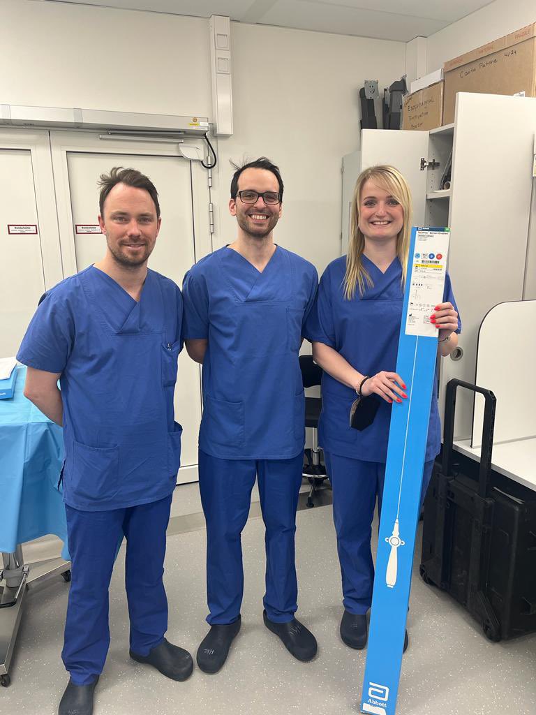 #Tactiflex arrived in Goettingen. 10 min RF time, single pass PVI. Love the deflection indicator <a href="/Phiso_de/">Philipp Sommer</a> <a href="/chris_sohns/">Christian Sohns</a>, <a href="/BengelPhilipp/">Philipp Bengel</a> <a href="/laura_waldmann/">Laura Waldmann</a> #EPeeps