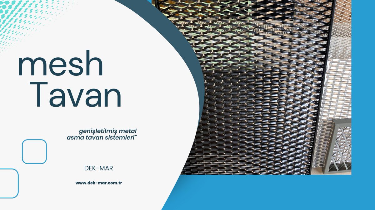 dek_insaat's tweet image. #meshtavan #meshasmatavan #genişletilmişmetalasmatavan #meshtavanfiyatları #meshasmatavanfiyatları #geniletilmişmetalasmatavanfiyatları #meshmetalasmatavan #metalmeshtavan #metalmeshasmatavan #expandedmetal #expandedmetalceiling
dek-mar.com.tr/urun/mesh-meta…