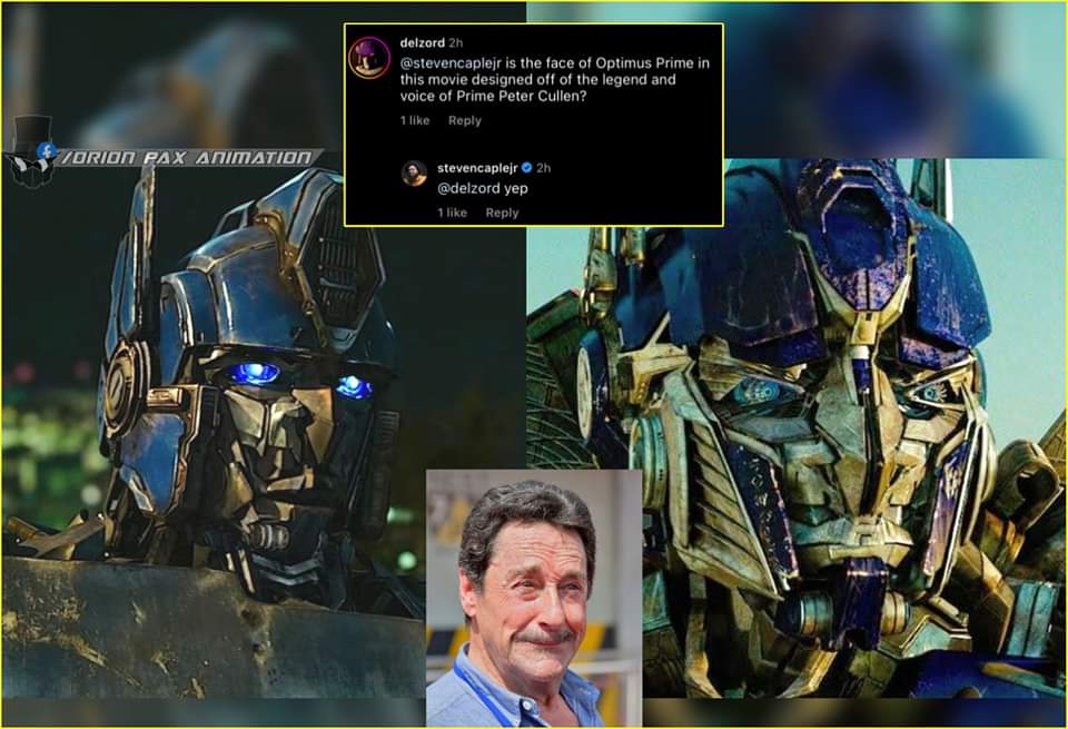 Transformers023's tweet photo. Por Instagram el director de Transformers ROTB dijo que el rostro de Optimus está basado en Peter Cullen así como su versión del Bayverse

La diferencia es que este rostro será más expresivo que sus versiones anteriores, incluso tiene un par de cejas oscuras sobre sus ojos https://t.co/CUW8WdwpYp