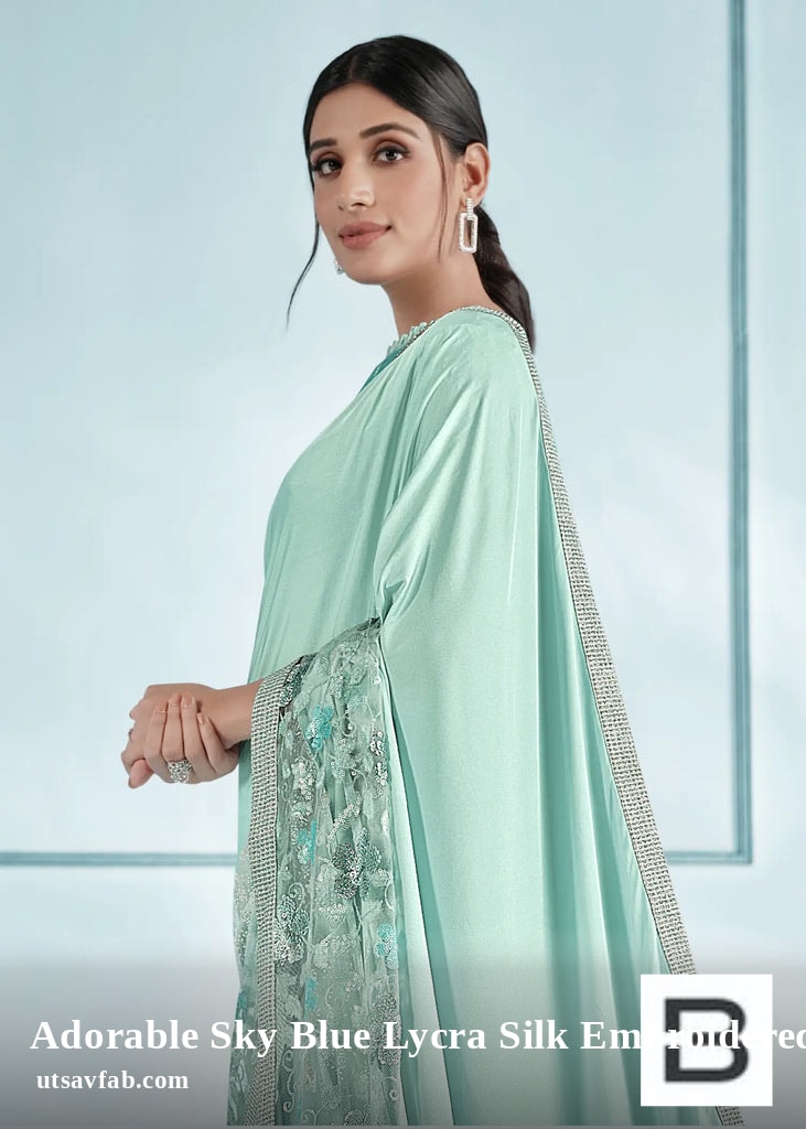 utsavfab's tweet photo. Adorable Sky Blue Lycra Silk Embroidered Work Utsav Sari For Party utsav13139
by UTSAV FAB starting at $85.00. 
whats app at +1 919 590 5389
#utsav #utsavfab #utsavfashion #saree #salwar_kameez #lehenga https://t.co/Q3q4RGAdxV