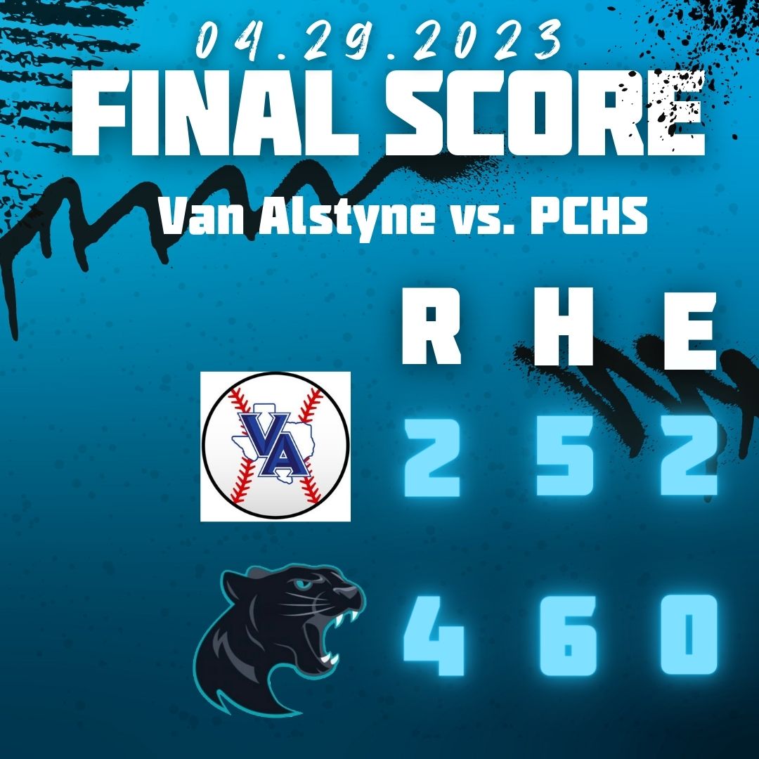 Panther Creek Baseball (@panthercreekbsb) on Twitter photo District 11-4A Results
Highlights
WP: <a href="/KaiRichmond13/">Kai Richmond</a> 6.0 IP 6 K 1 ER
Save: <a href="/CaydMiller/">Cayd Miller</a>
<a href="/SosaArmani/">Armani Sosa</a> 1-2 2B RBI
Cord Lawrence 2-3 3 RBI
#HONOR #RESPECT District 11-4A Results
Highlights
WP: <a href="/KaiRichmond13/">Kai Richmond</a> 6.0 IP 6 K 1 ER
Save: <a href="/CaydMiller/">Cayd Miller</a>
<a href="/SosaArmani/">Armani Sosa</a> 1-2 2B RBI
Cord Lawrence 2-3 3 RBI
#HONOR #RESPECT