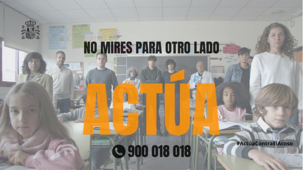 AdrianBarbon's tweet photo. 📞 #StopBullying 
El teléfonu 900 018 018 ta destináu a neños, adolescentes, padres, madres, conxuntu de profesionales de la comunidá educativa, y a cualquier persona que conoza una situación d'acosu escolar y/o malos tratos nel ámbitu de los centros del sistema educativu, dientro o fuera del aula.