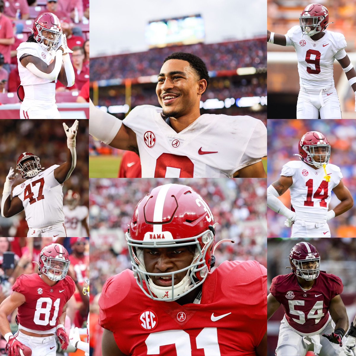DiehardsAlabama's tweet photo. Alabama ended up having 8 players get drafted through the First 3 Rounds 

It’s the most players drafted by one team 🔥

Alabama keeps showing it’s NFLU 🐘❤️ https://t.co/rrYZ3yvl5M