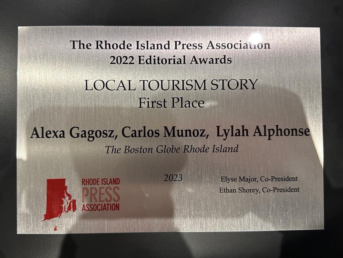 Pretty proud of all of these awards I received from the <a href="/RIPressAssn/">RI Press Association</a> last night, but especially for my reporting on the dueling housing + homelessness crises our state faces (first place for Single-Topic Series).

Rhode Island: Thank you for trusting me to tell these stories.
