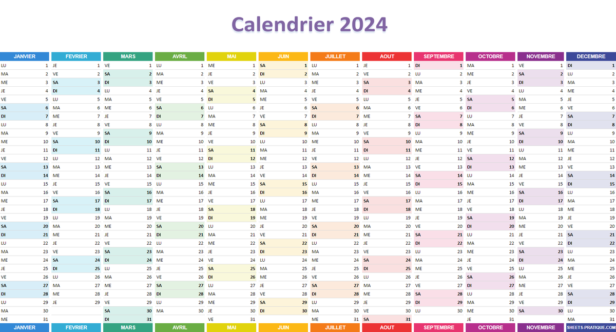 SheetsPratique's tweet photo. Modèle de #calendrier 2024 (gratuit) pour #GoogleSheets 📝

https://t.co/rQzQOH42uC

#sheets #googleworkspace https://t.co/5G0QGLKNEu