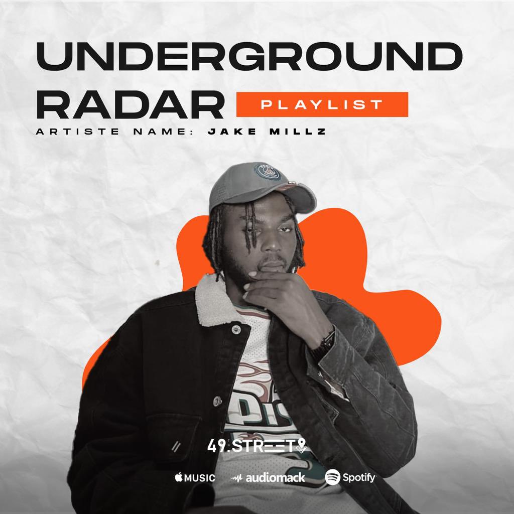 the49thstreet's tweet photo. 🚨Our 49th #UndergroundRadar Playlist has been updated with new songs from: 

• @i_am_jake_millz - Jeje
• @plutomaniapopi - Sharpiru
• @thisisyarden - Busy Body
• @ItsAfricaine - Work
• @TODSZN & @gunzdontlie - Hamilton 
• Poseidon x @TejjMusic - Good Girl No Dey Pay
• @RealJaywillz - Colours

Add the playlist to your library and enjoy. Links below ⬇️