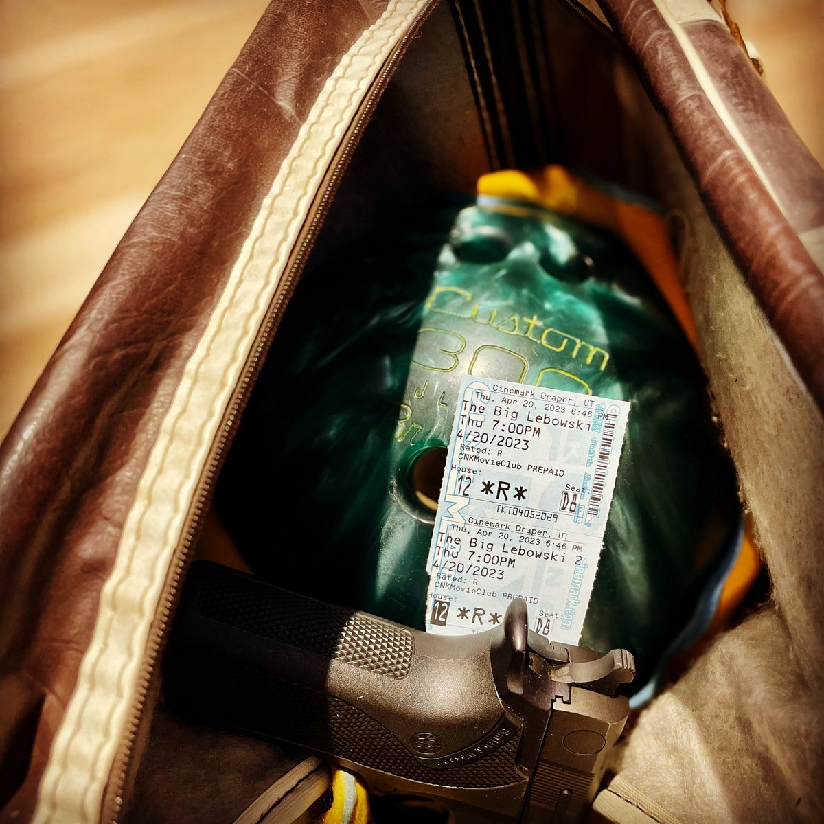 Dal_El's tweet photo. #TheBigLebowski #TickPics 
.
.
.
@Cinemark @FathomEvents https://t.co/EQs5Qa00se