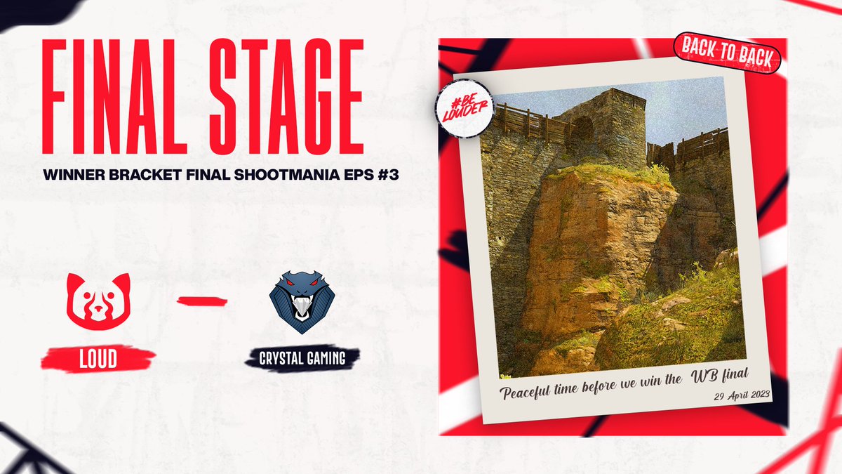 À un match de la finale d'<a href="/eps_sm/">Elite Pro Series</a> !

Notre équipe Shootmania affronte <a href="/crystalgaming8/">CrystaL Gaming</a> ⚔️

⏲️ 21:45 
📺 twitch.tv/bizou__