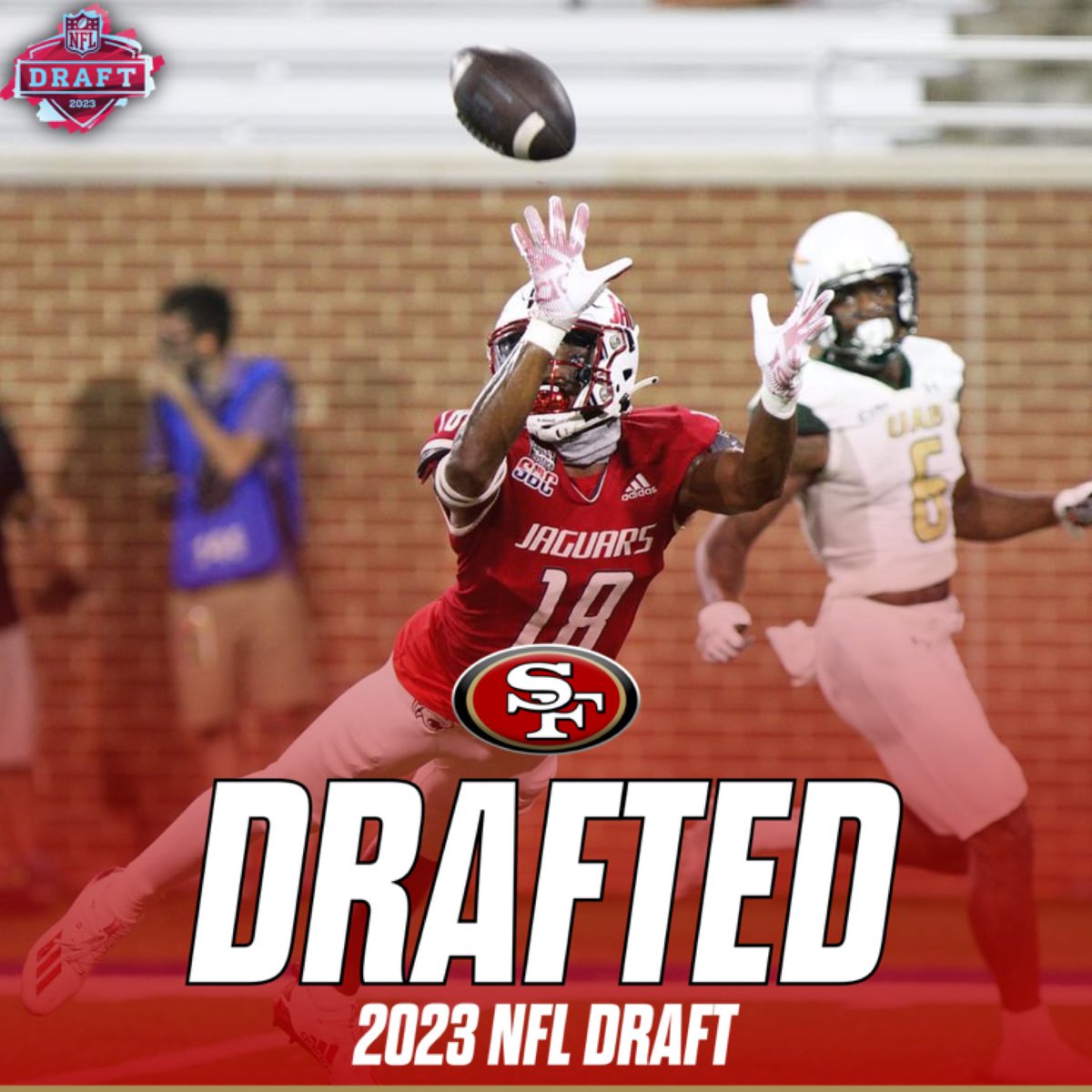 The #49ers have selected South Alabama CB Darrell Luter Jr. with pick 155