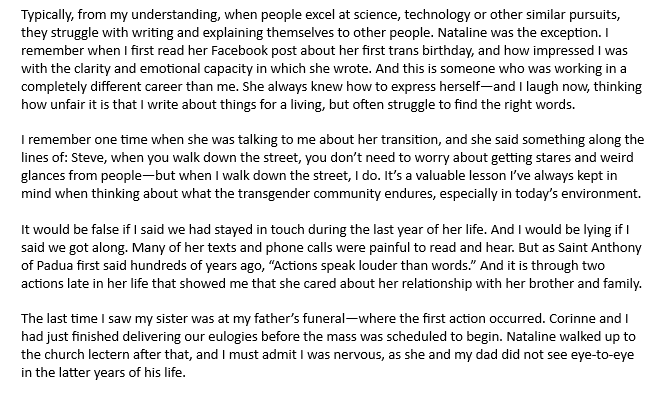 Steve_Bohnel's tweet image. Some of you are likely wondering why I haven't tweeted in a while, either about work at my new job or other things. On April 16, one of my sisters, Nataline Rose Kolbe, died in a car crash. Let me tell you about her (this will take multiple tweets)