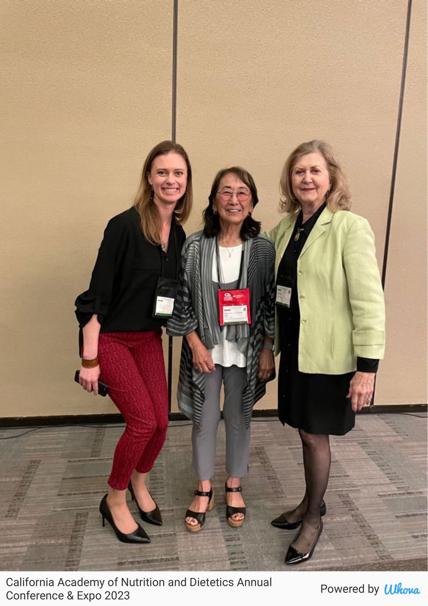 GigiFood's tweet photo. Jessica Beaudoin, Drs. St.Jeor and Frank #CANDAC23 via Whova event app https://t.co/cmj1NrUIFd https://t.co/zjyYSwRnRd