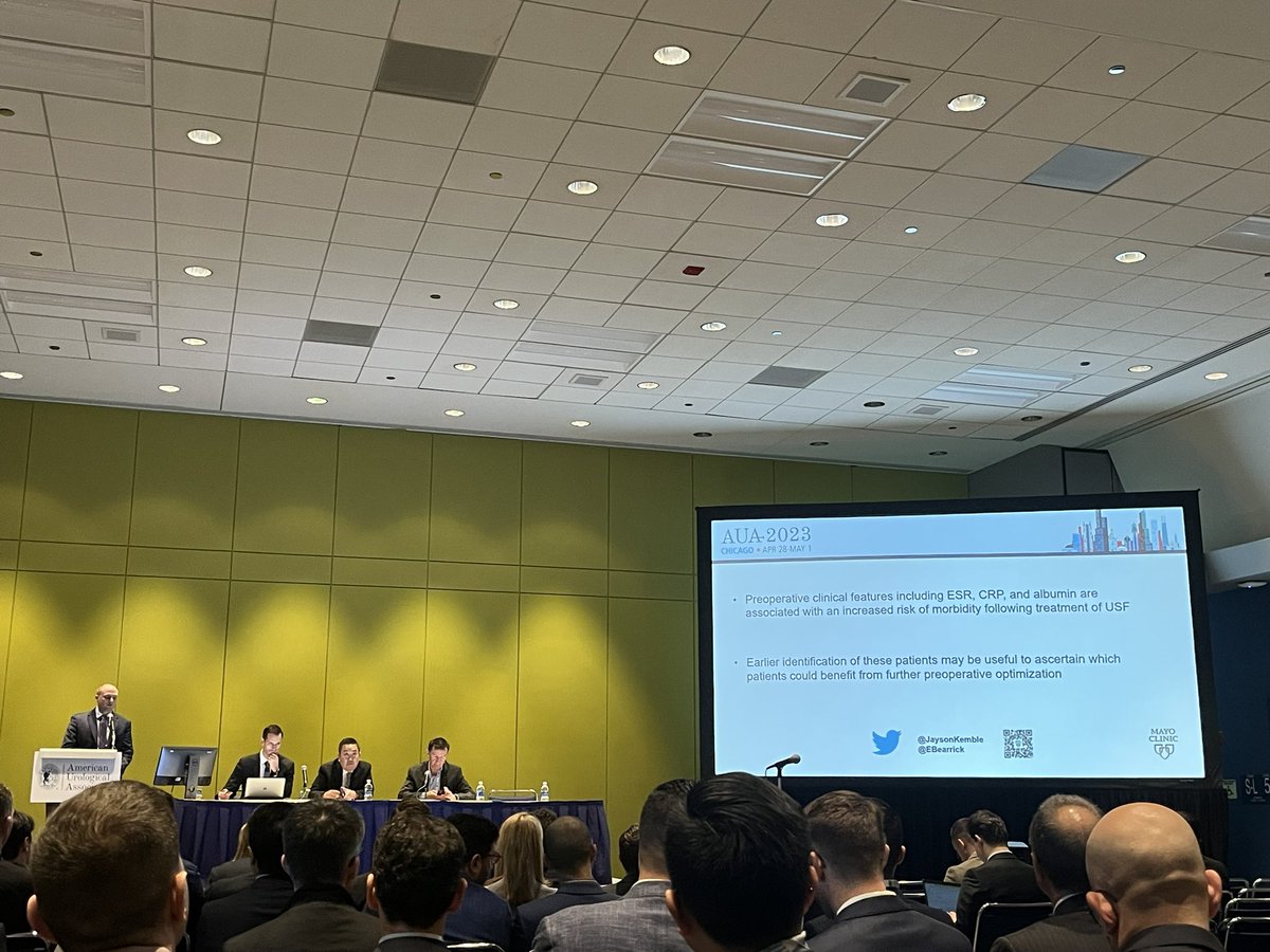 Bridget Lang Findlay, MD (@blfindlay) on Twitter photo Factors associated with 90-day morbidity in urosymphyseal fistula presented by <a href="/JaysonKemble/">Jayson Kemble</a>. Interesting discussion on how we can use these data to optimize patients preop. <a href="/MayoUrology/">Mayo Clinic Urology</a> <a href="/boyd_viersMD/">Boyd Viers</a> #AUA23 Factors associated with 90-day morbidity in urosymphyseal fistula presented by <a href="/JaysonKemble/">Jayson Kemble</a>. Interesting discussion on how we can use these data to optimize patients preop. <a href="/MayoUrology/">Mayo Clinic Urology</a> <a href="/boyd_viersMD/">Boyd Viers</a> #AUA23