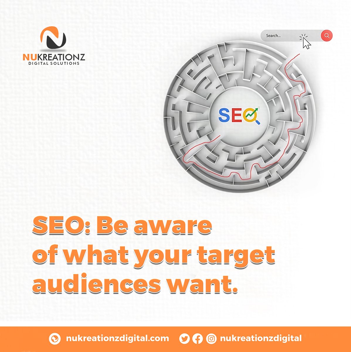 nukdigital's tweet image. &quot;Mastering SEO: Understanding Your Target Audience&apos;s Needs is Key to Success.&quot;  #SEOSuccessTips #KnowYourAudience #TargetedMarketing #KeywordResearch #SearchEngineOptimization #SEOStrategy #AudienceNeeds #EffectiveSEO #DigitalMarketing #OnlineVisibility