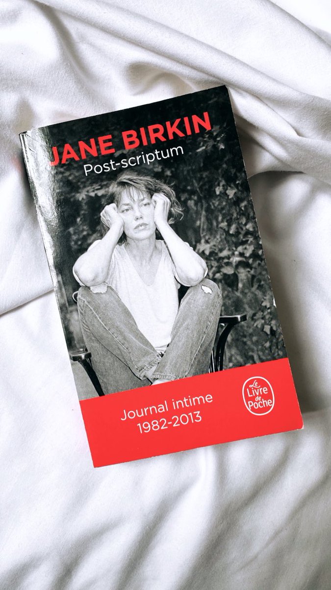 SandraUFDS's tweet photo. Dernière lecture : post-scriptum Jane Birkin 📖 https://t.co/V9mtNlv8UY