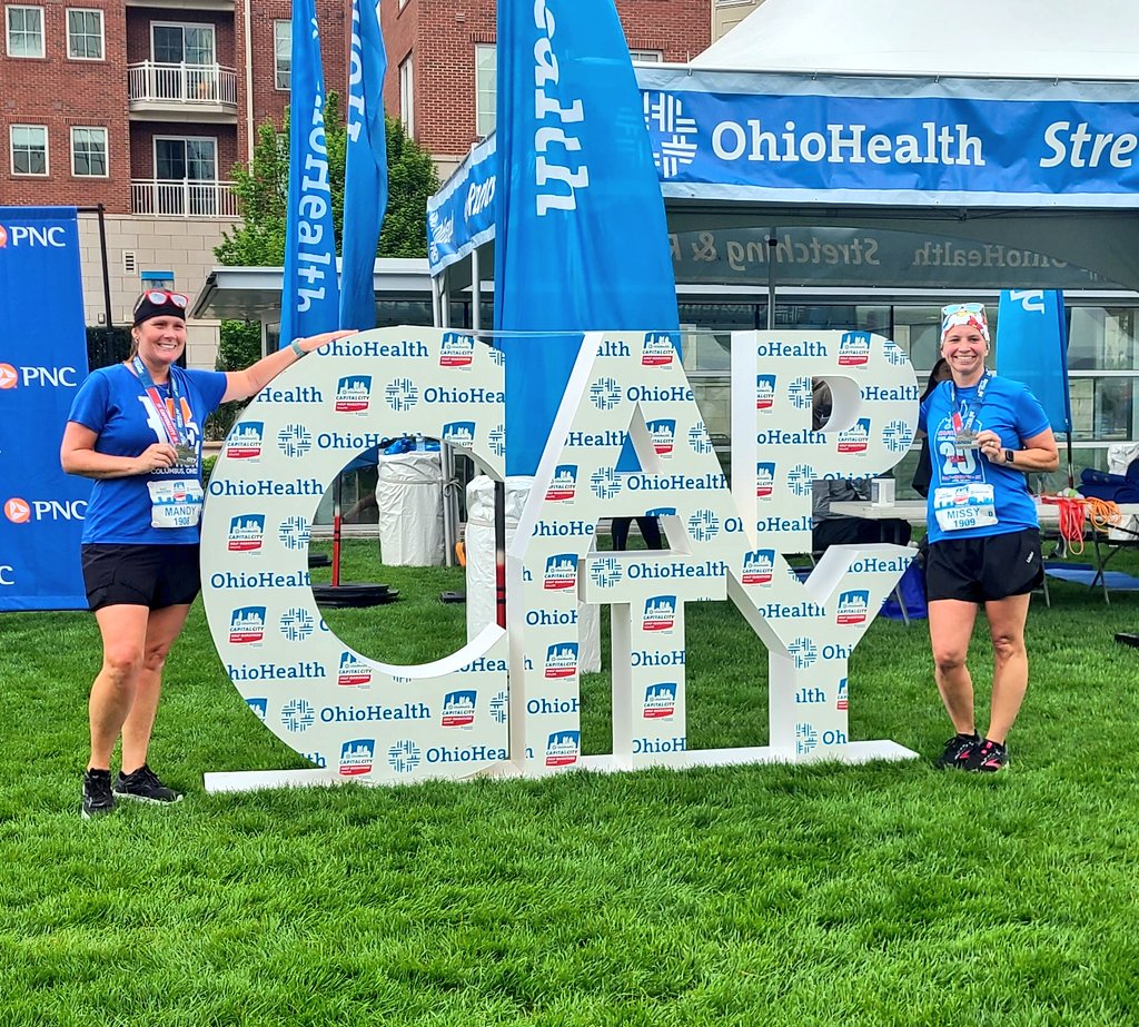 OhioHealth's tweet photo. RT this if you participated in the 20th Anniversary of @capcityhalf! #GiveEmHealth #CapCityHalf https://t.co/SVB43KAqyk