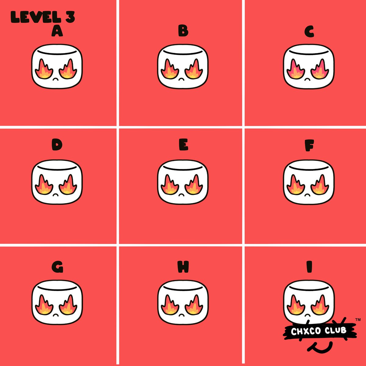 Level 3: Which one is the odd one out?

Level 2 answer was E.