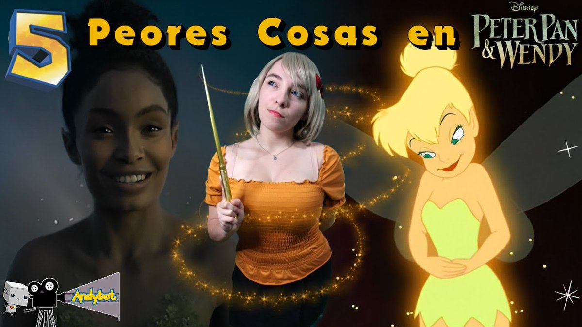 Andybot28's tweet photo. ▶️ Las 5 PIORES COSAS en Peter Pan &amp; Wendy 🤢 Solo 5 porque fácil podrían ser 10 y duraría una Hora el Vídeo 🤮🤮

Pobre CampaNigga no fue lo peor de todo 🙃 Si no vas a ver la Película échate el Resumen con Andybot 🎉🥳

Dinámica Especial en Directo 🔥

https://t.co/B8arWDUv6f https://t.co/FtUZrXqnrJ