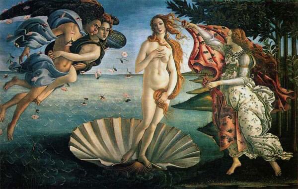 Sandro Botticelli - El nacimiento de Venus 1485
