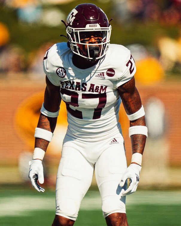 Jacksonville selects Texas A&amp;M DB Antonio Johnson 160th overall

🟡 PFF's highest graded slot defender since 2021 (91.2)