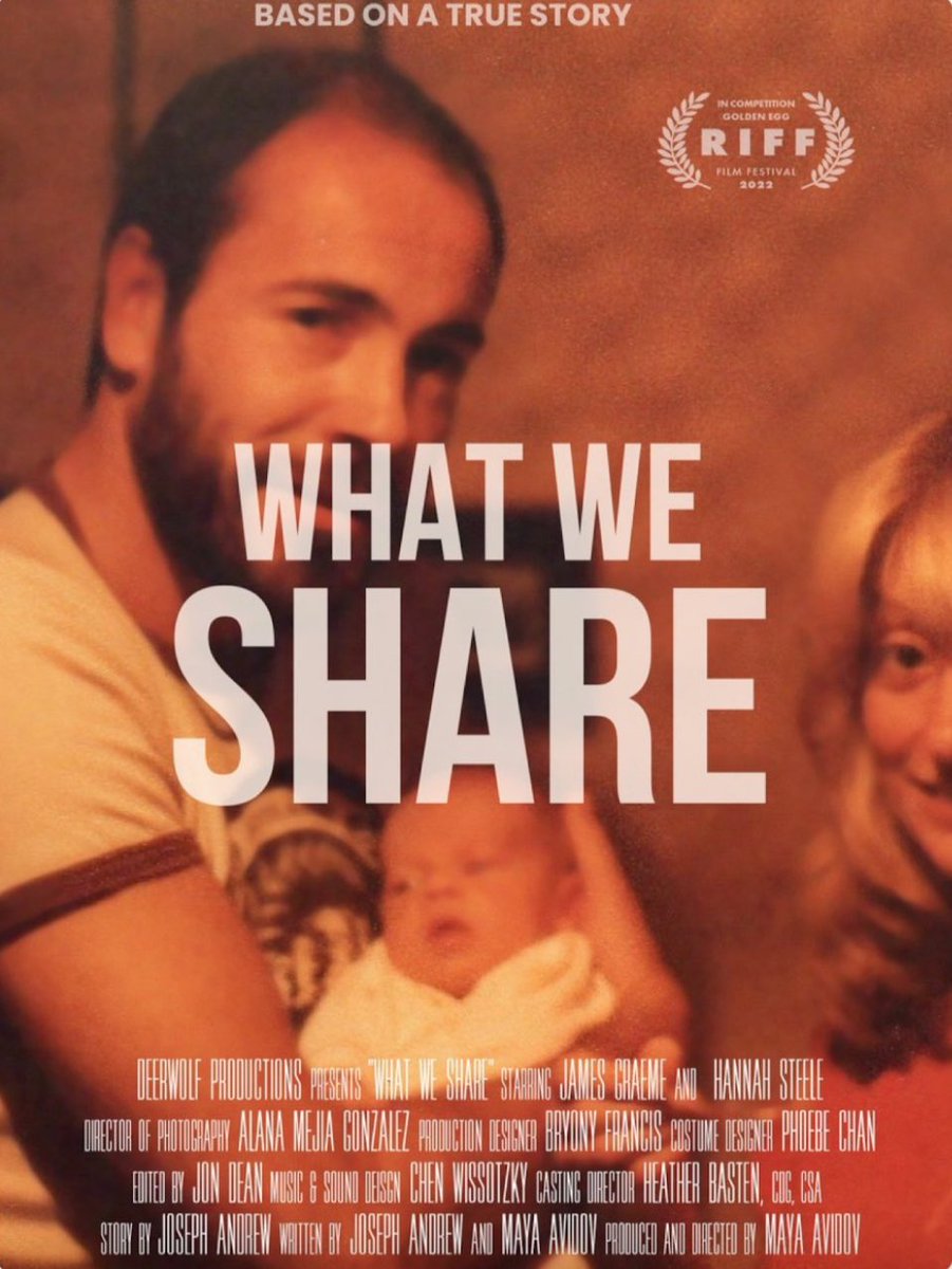James Graeme (@jimgraeme) on Twitter photo Thrilled to announce that our short drama 'What We Share' will be screening at the Southend Film Festival in June! Co-written and directed by @MayaAvidov it also stars Hannah Steele. <a href="/AudereTalent/">Audere Talent Management</a> <a href="/HeatherBCasting/">Heather Basten CDG</a> Photo Judith Morgan #shortdrama #truestory #filmfestival2023 Thrilled to announce that our short drama 'What We Share' will be screening at the Southend Film Festival in June! Co-written and directed by @MayaAvidov it also stars Hannah Steele. <a href="/AudereTalent/">Audere Talent Management</a> <a href="/HeatherBCasting/">Heather Basten CDG</a> Photo Judith Morgan #shortdrama #truestory #filmfestival2023