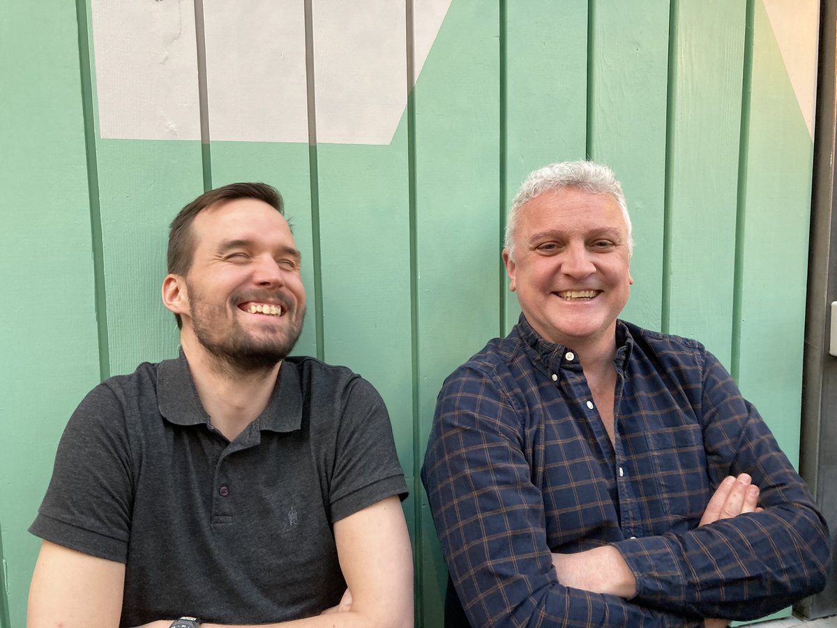 WE’RE BAAACK! Start of season curry and the lads are enjoying a cheeky beverage…