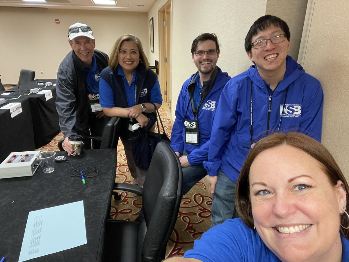 Did you know that every year the Dept of Energy <a href="/DOE_SC_NSB/">National ScienceBowl</a> sponsors the National Science Bowl? Round Robins are done for middle schoolers today and Double Elimination rounds start soon. Did we see you in our room? #NSB2023 🧫🧬🥼🔭⚗️🔬🧪