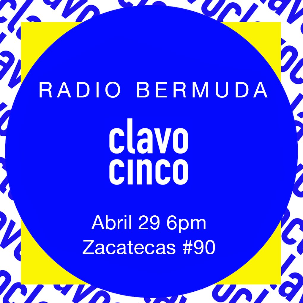 Hoy <a href="/radiobermuda/">radiobermuda</a> gira los discos en la feria de arte @clavomovimiento desde las 6pm Caiganle! 📀👽🎨🪩