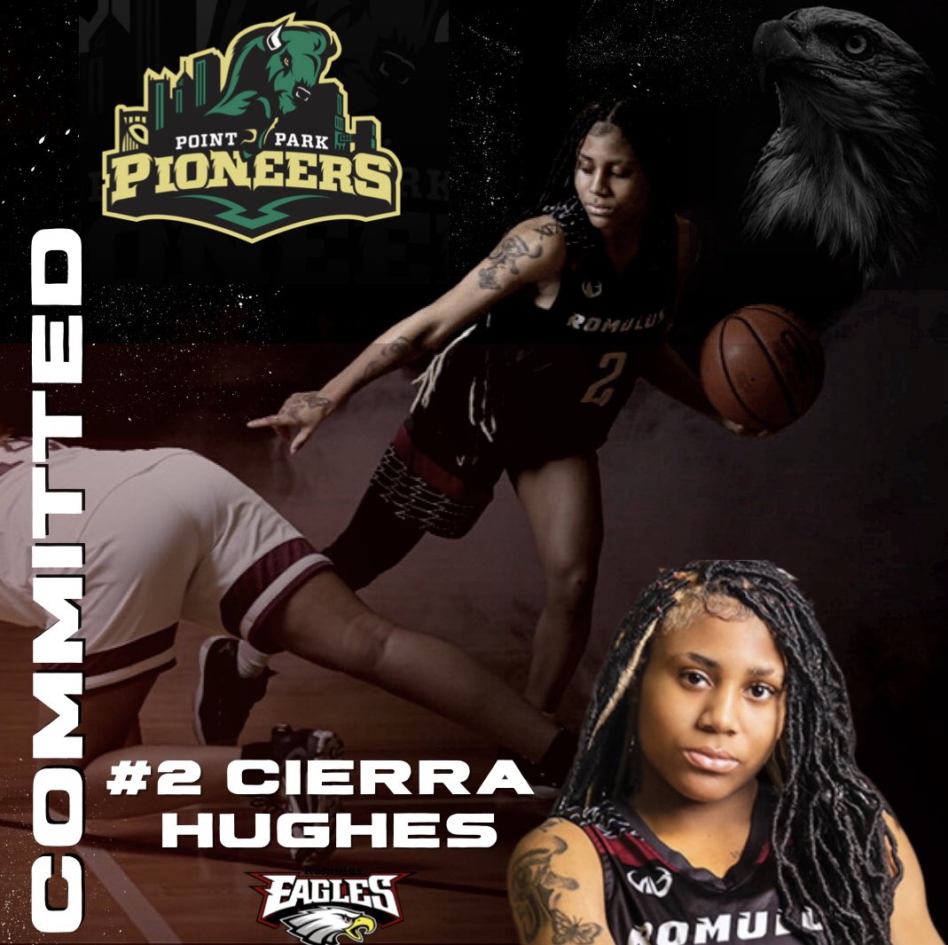 Congratulations are in order as we are excited to announce that <a href="/bigsecretc/">Cierra Hughes</a> will be continuing her academic and athletic career at Point Park University!! Thank you Eagle Nation and everyone who supported Cierra throughout her journey!

God's plan >
🏁✨🏀🦅