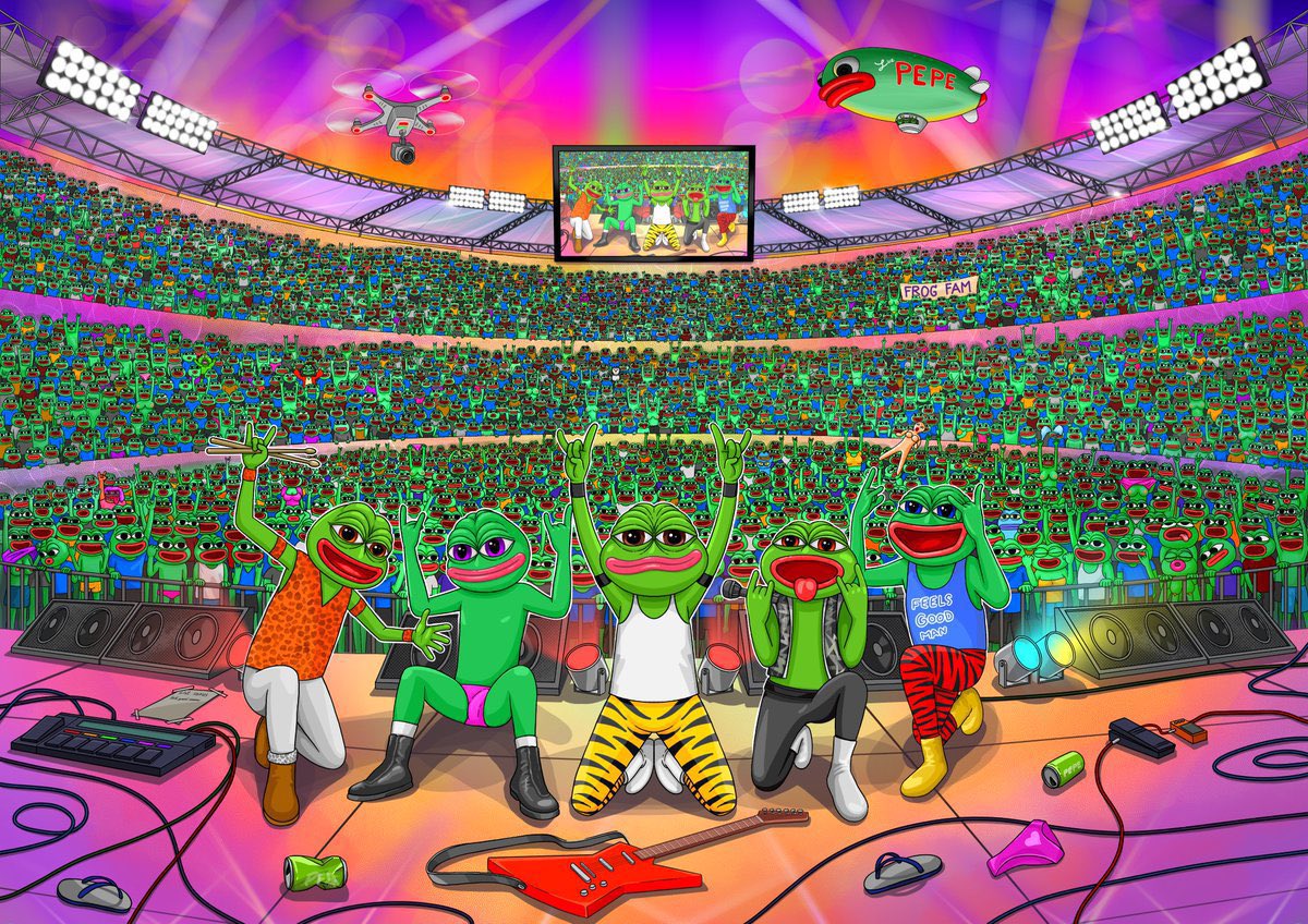 . $PEPE DOESN’T NEED WEB 3

. WEB 3 NEEDS $PEPE 

. 👑 

. 🐸