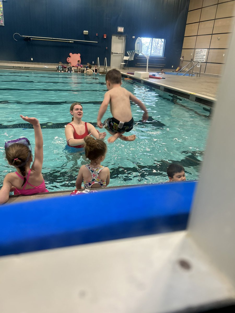 While everyone else jumps of gently Nash is the cannon ball kid #farmkid <a href="/jessmurph7/">Jessica Murphy</a>