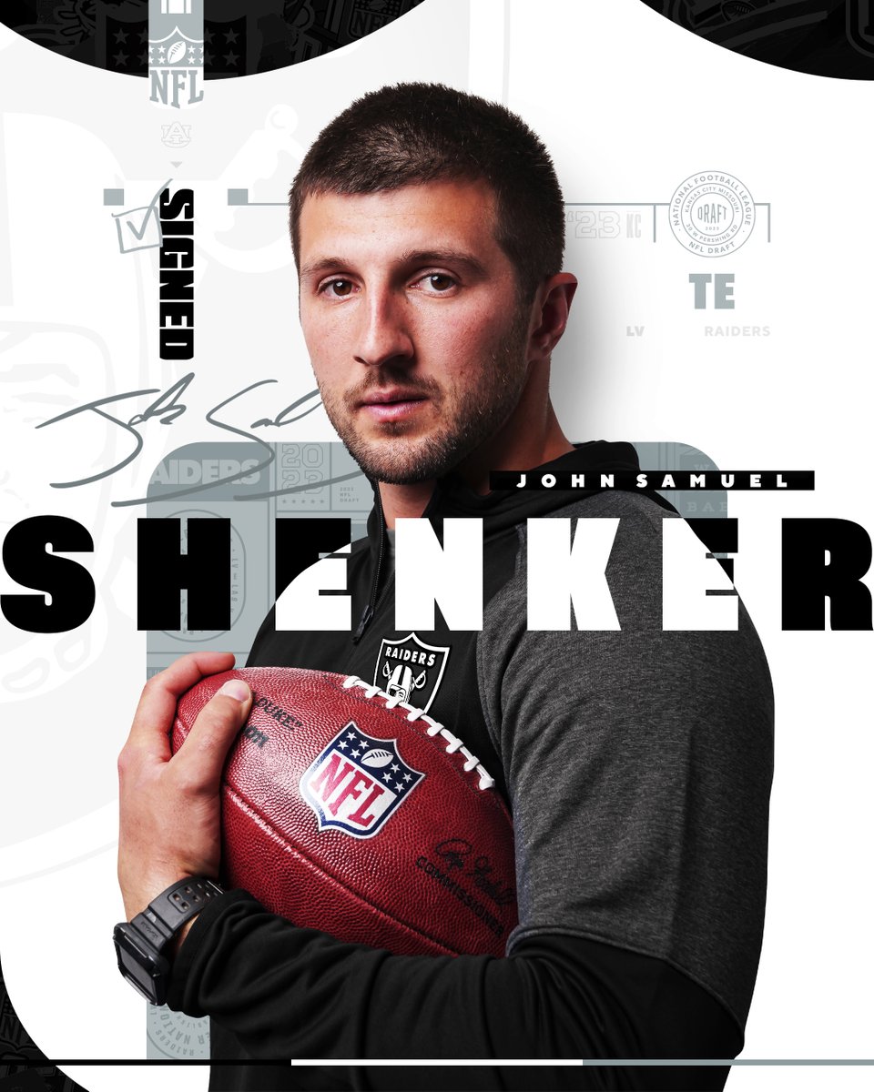 Time to go to Vegas🖊️ @JsShenker is signing with the @Raiders! #AuburnMade🦅
