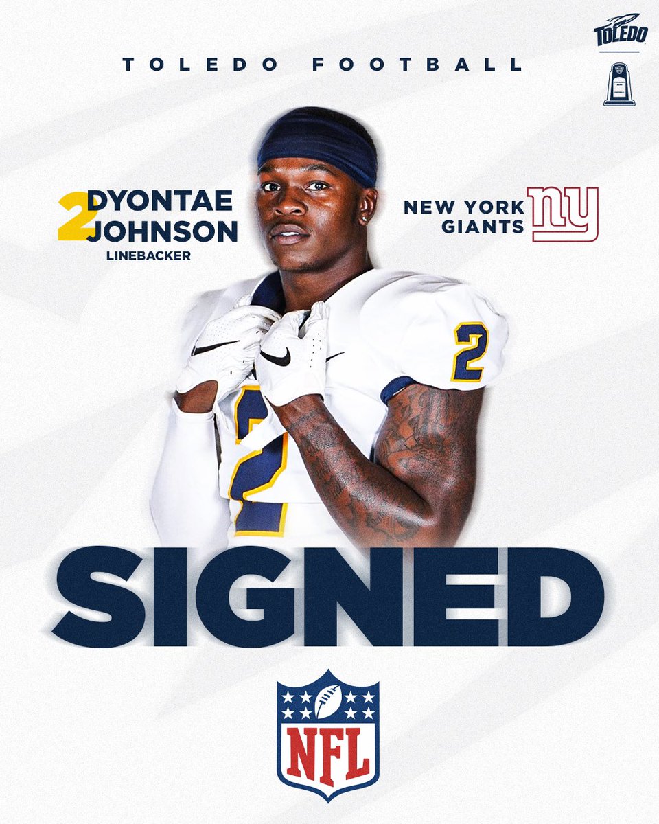 ToledoFB's tweet photo. @Giants are getting a good one!! Congratulations @dy2johnson!! https://t.co/4XC0a0EsHF