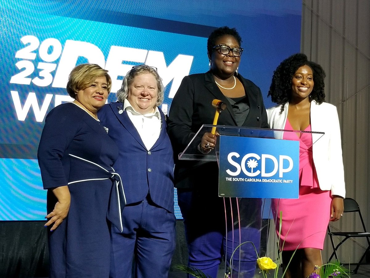 JSrutekForSC's tweet photo. "Prepared in mind and resources." Congratulations to our trailblazing leaders @spain4scdp @colleencondon @associatesmayra @michelleforsc #SCDemWeekend π https://t.co/61RnEodgEC