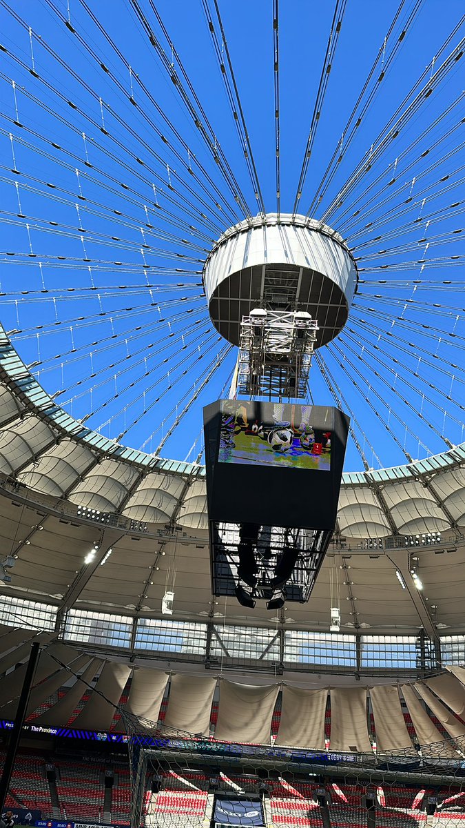 Looking beautiful at BC Place for Whitecaps and Rapids #MLSSeasonPass on @AppleTV at 7:30