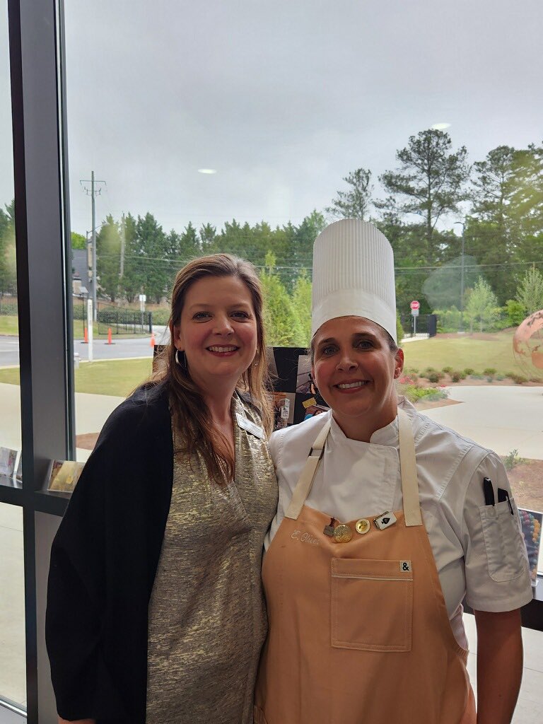 Thank you Chef Oliver and students in our top- rated culinary program for providing an amazing spread for our guest! Yum!!!