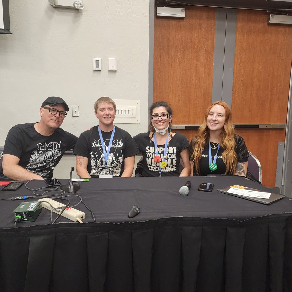 Amazing panel of harm reductionist with the topic of conversation "Needles are Nice but what's next?" Lead by SWRA'S fearless executive director, <a href="/spw_az/">Sonoran Prevention Works</a>, Cochise Harm Reduction and NY Recovery Alliance