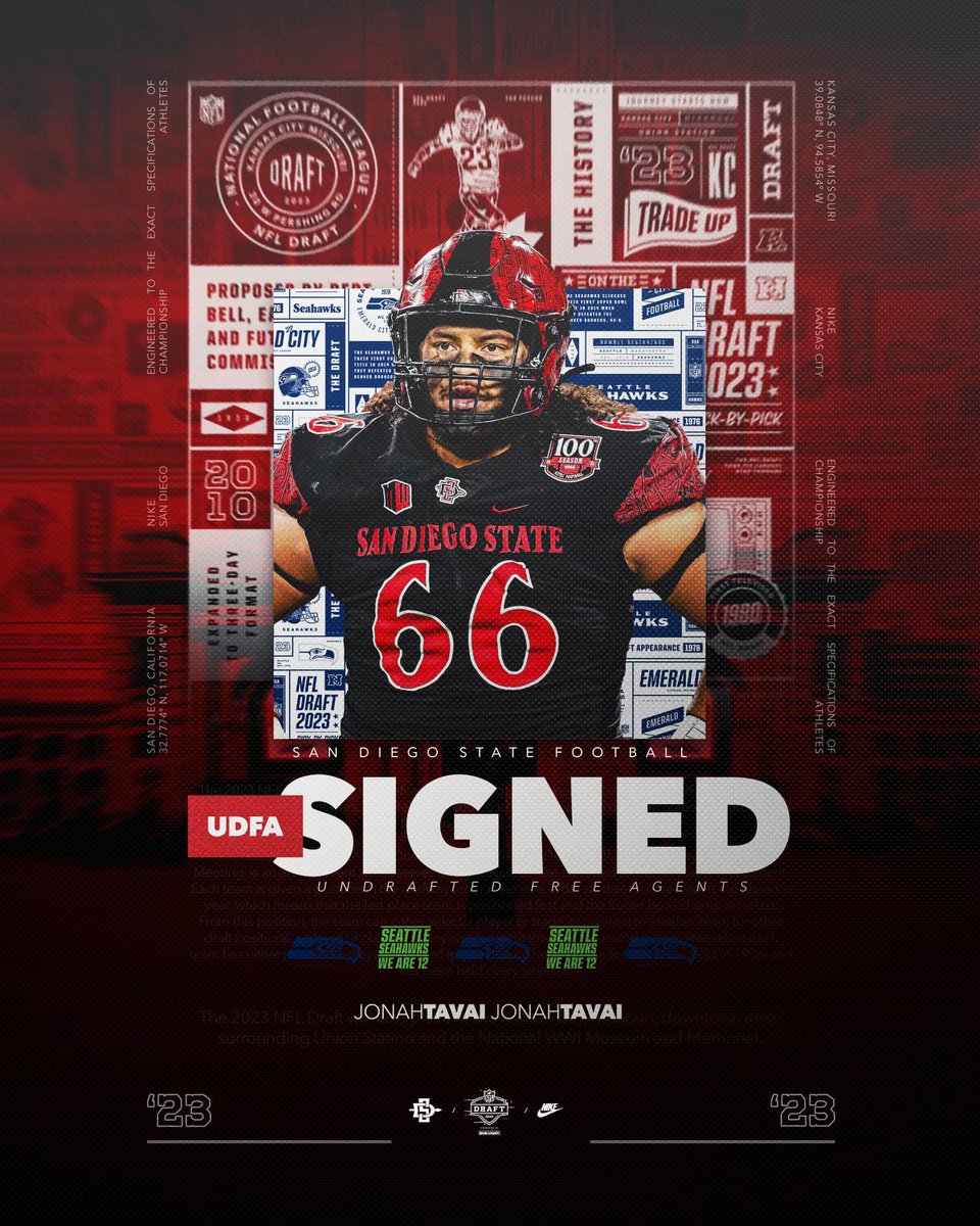 AztecFB's tweet photo. SDSU’s No. 3 all-time sack leader @tavai_tavai55 is heading to Seattle. https://t.co/M1PSmDVQUy