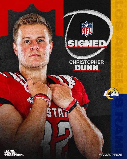 Mr. Automatic is on his way to LA!
<a href="/The2018PK/">Christopher Dunn</a> x <a href="/RamsNFL/">Los Angeles Rams</a> 
#PackPros | #HTT