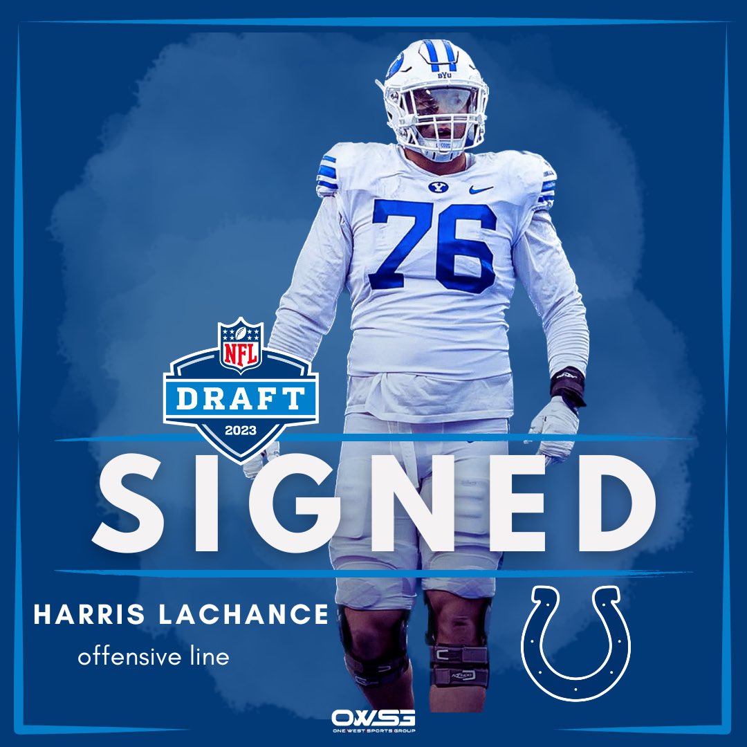 Congratulations <a href="/HarrisLachance/">Harris LaChance</a> on signing with the Colts!