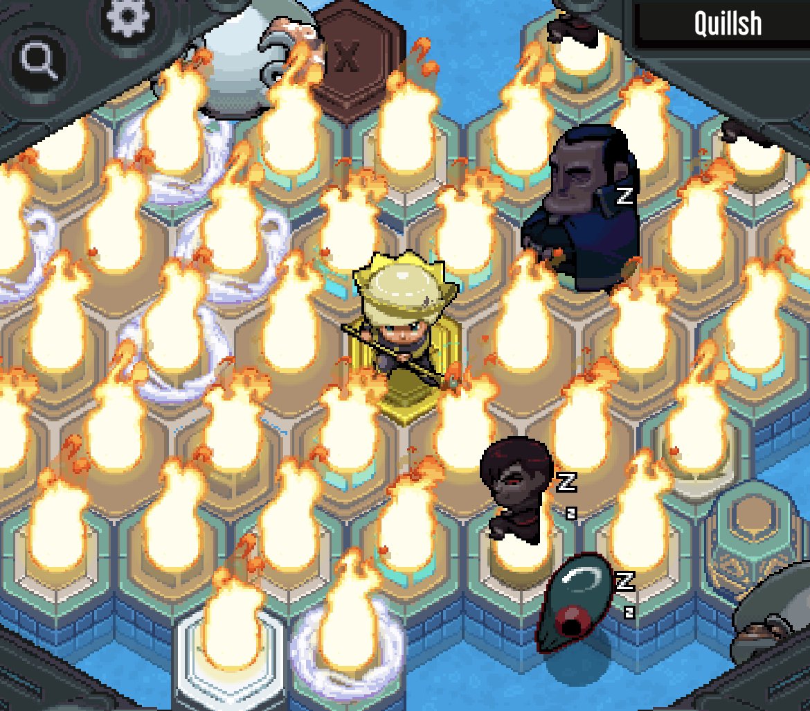 keithburgun's tweet photo. "This is fine." https://t.co/crzPrGsiMV