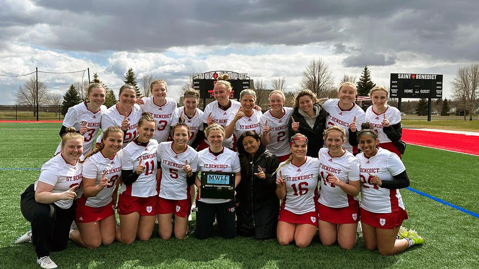 Saint Benedict wins the 2023 MWLC Regular Season Championship! #d3lax