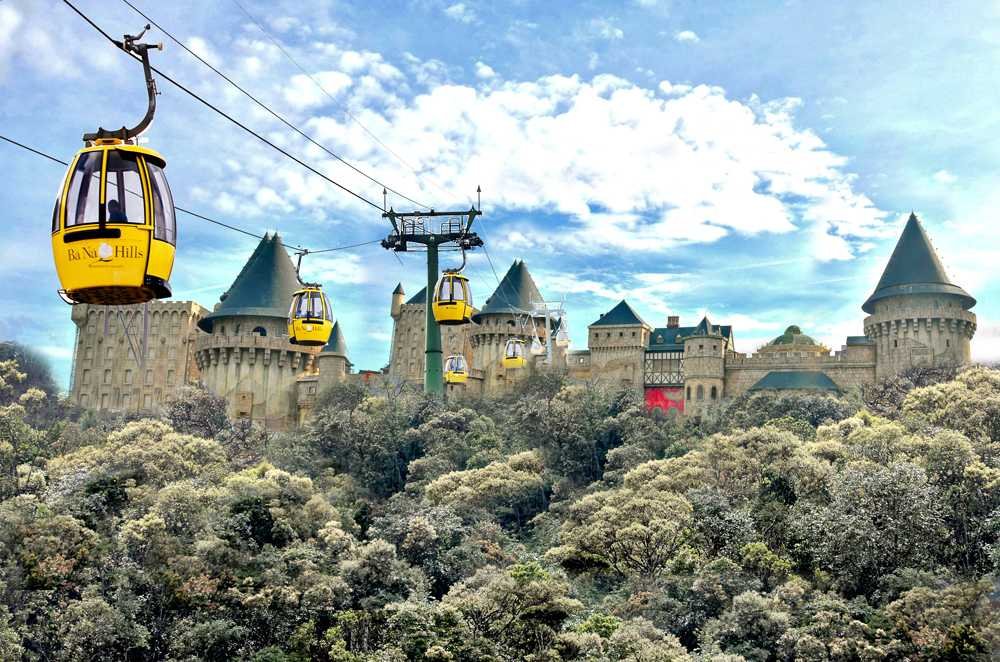 Spend a Day at Ba Na Hills
Ba Na Hills is a popular resort complex and hill station located 1489 meters on the Truong Son Mountains in Da Nang.Major attractions include Fantasy Park, Alpine Coatser Road, Flower Garden, French Village, and the wax museum.