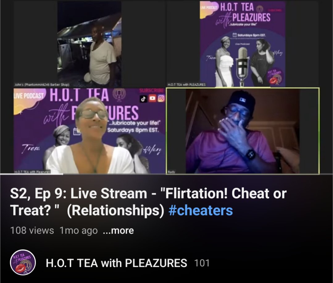 HPleazures's tweet photo. The ladies will be back next week! 
Until then check this out! #PodcastAndChill #relationships 
https://t.co/8ByJGgNJZp https://t.co/enUir4WbXK