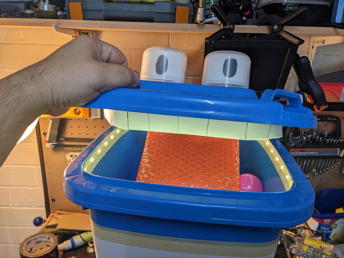 Now to make up for being briefly serious, here's a picture of a silly prop I made for the show this year, now I'm not trying to surprise people with it.

This is the Jaws of Defeat, 2023 edition!