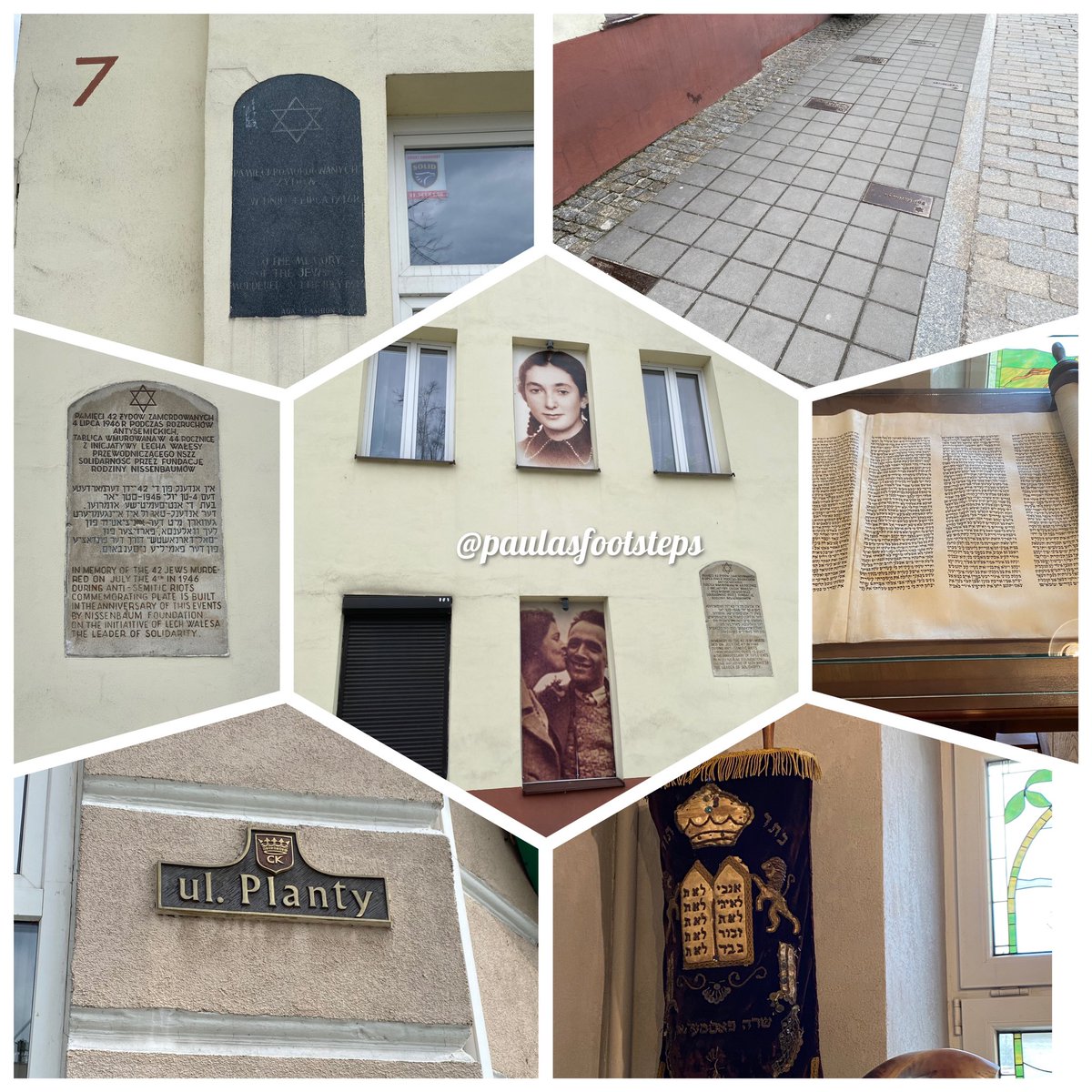 While visiting Kielce, Poland to see where my grandfather, and other family members lived. I went to 7 Planty Street to visit the location of the Kielce Pogrom