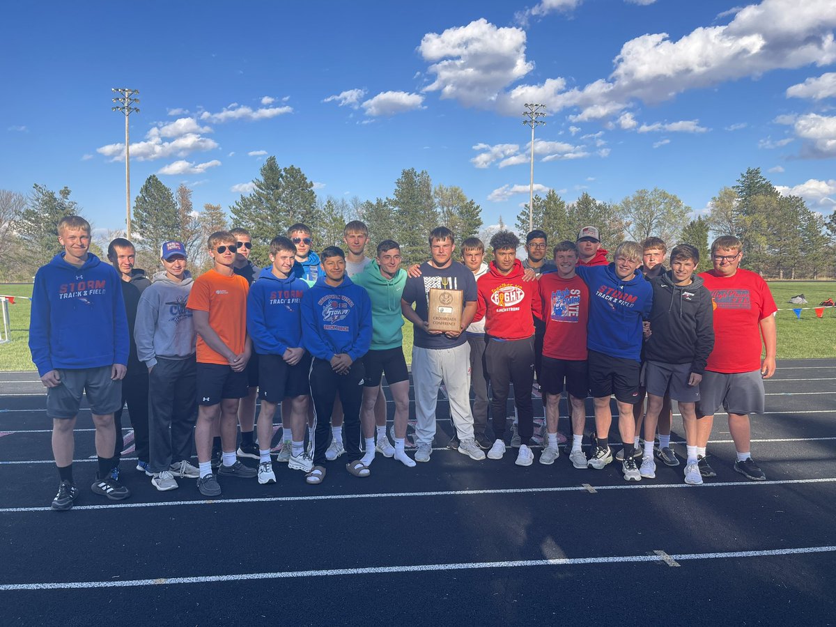 HPCStormTF's tweet photo. Proud of how our Storm Track &amp; Field team went out and competed as well as supported each other today at the CRC Meet! Very proud of our girls and boys, it was a great day all around! ⚡️

Boys finish as your 2023 CRC Runner Ups! Well done fellas! 🏆🚨

#StormPride⚡️ https://t.co/SFkX7zXDk2