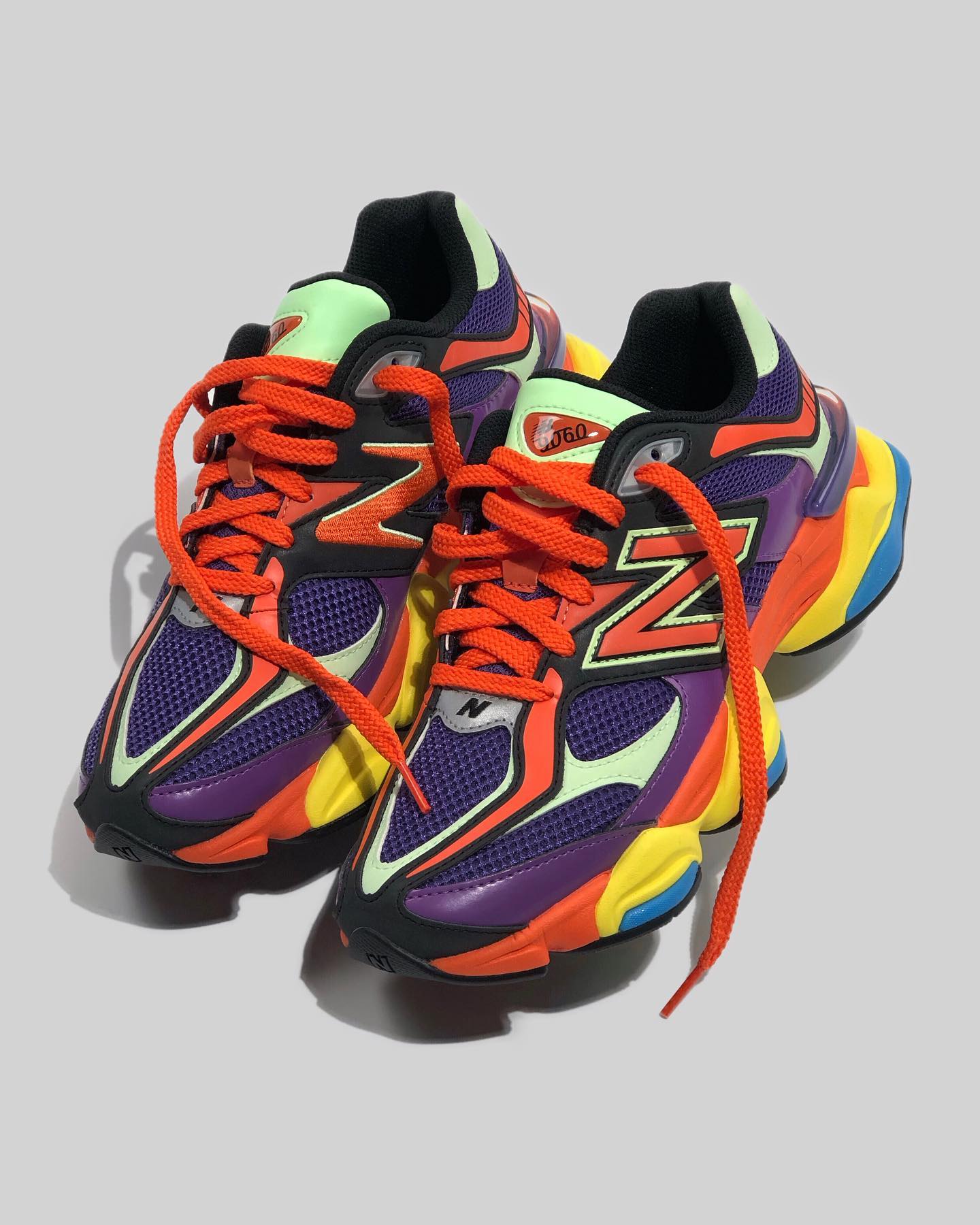 New balance rainbow sneakers clearance