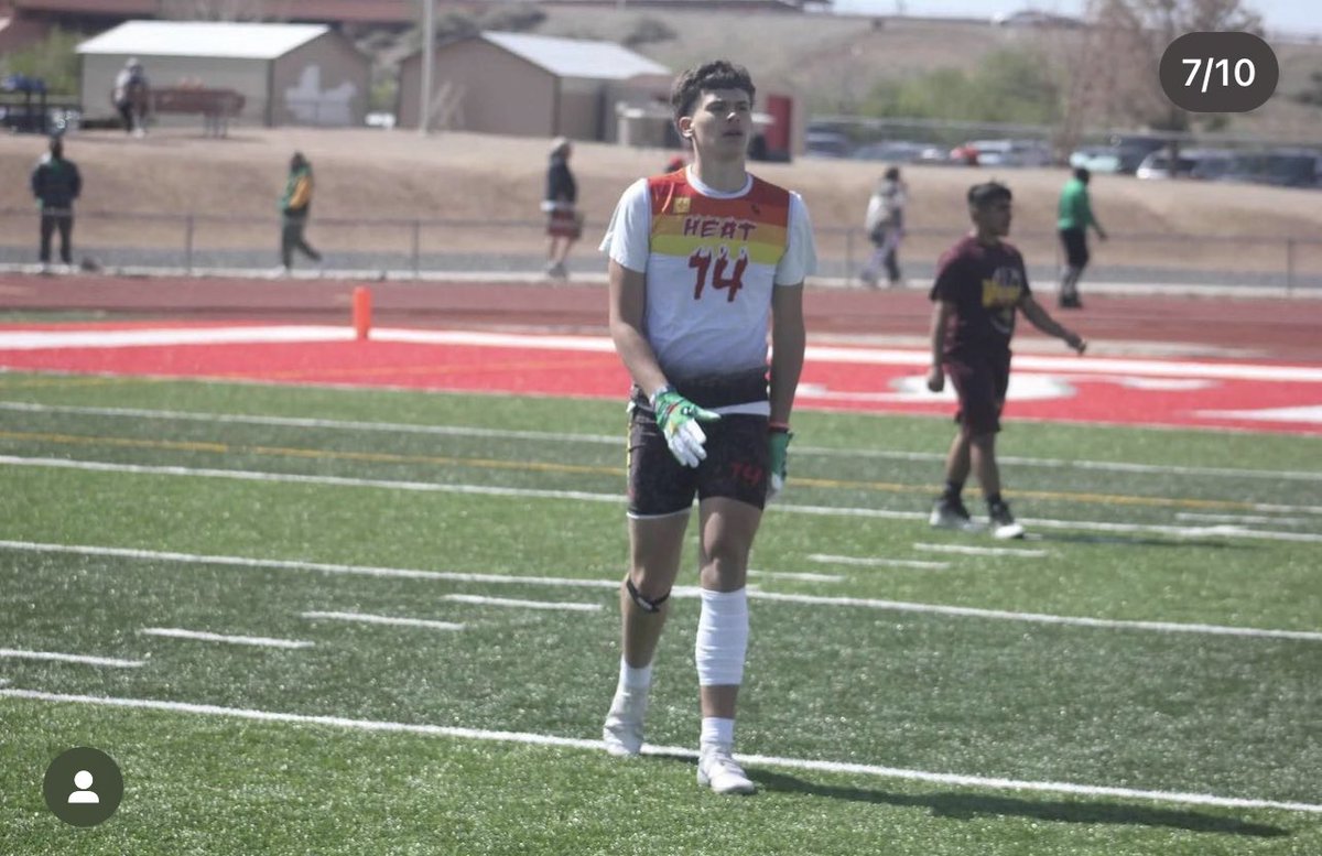 JasiahEstrada07's tweet photo. Had an amazing time last weekend at the Land of Enchantment 7v7 tournament!🔥 @nmheat_7v7 @IBthecoach @PrepRedzoneNM @505_podcast https://t.co/6ZL46atx76