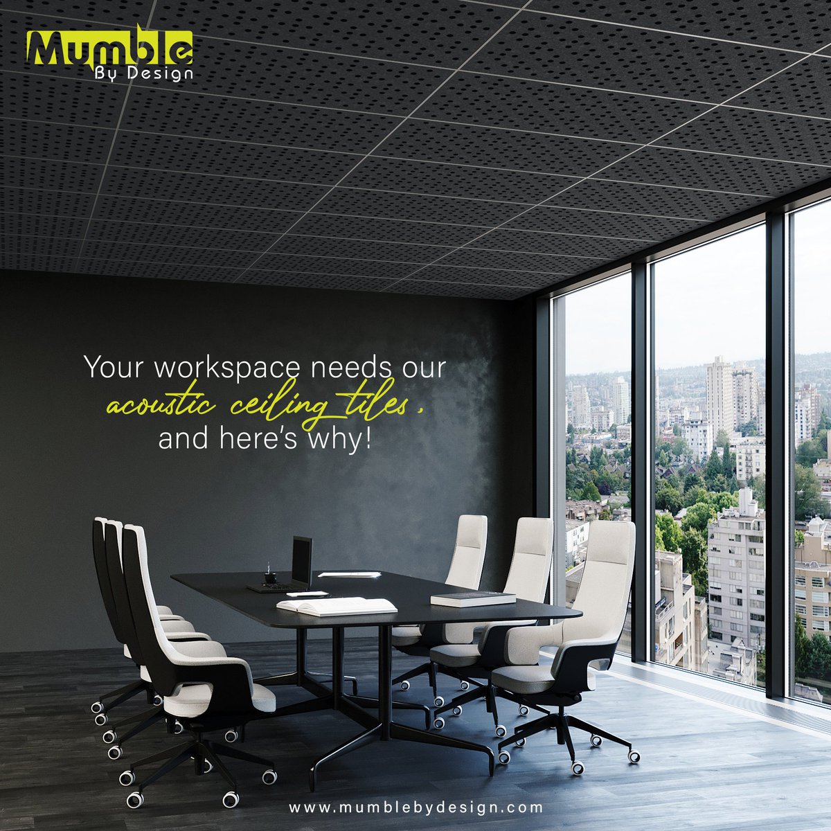 MumbleByDesign's tweet image. Do you want to upgrade the sound quality within your office room while also giving it a modern makeover?

Revamp your office space today: mumblebydesign.com/product-catego… 

#mumblebydesign #noisecontrol #ceilingupgrade #styleupgrade #tileupgrade #noisereduction